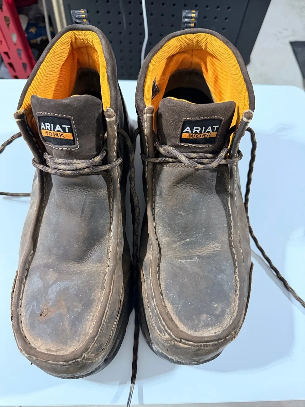 Ariat Brown Leather Chukka Boots Waterproof